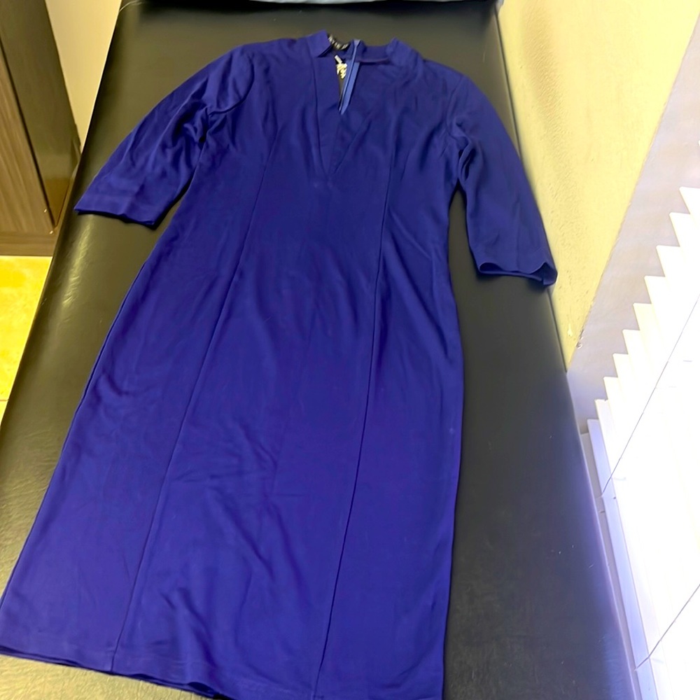 Blue purple dress